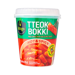 BIBIGO Hot & Spicy Tteokbokki Cup 125g