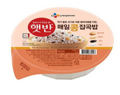 MHD:13.02.2023 CJ Hetbahn Everyday Gekochter Multikorn-Reis mit Bohnen – 210 g