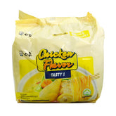 MHD:10.11.2024 BaiXiang Tasty Instant-Nudeln mit Hühnersuppe-Geschmack – 5er Pack (5 x 82g)
