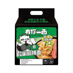 4 pack YOUNIYIMIAN HJ Stir Nudeln, Pfefferkorn und Schalottenöl Geschmack 118 g x 4