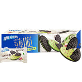 MHD:30.07.2024 OREO Kakao Doppelkeks m. Crème-Füllung Grüntee&Feige 95 g