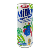 MHD:27.11.2024 OKF Milky Be Happy Sabor Melon 250 ml