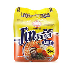 5er-pack Ottogi Jin Ramen Mild 480 g