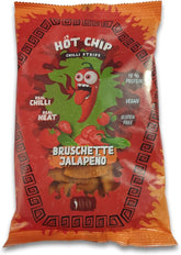 MHD:26.11.2024 HOT CHIP Chips Hot Chip Bruschette Jalapeno Party Snack Sharp 80 g