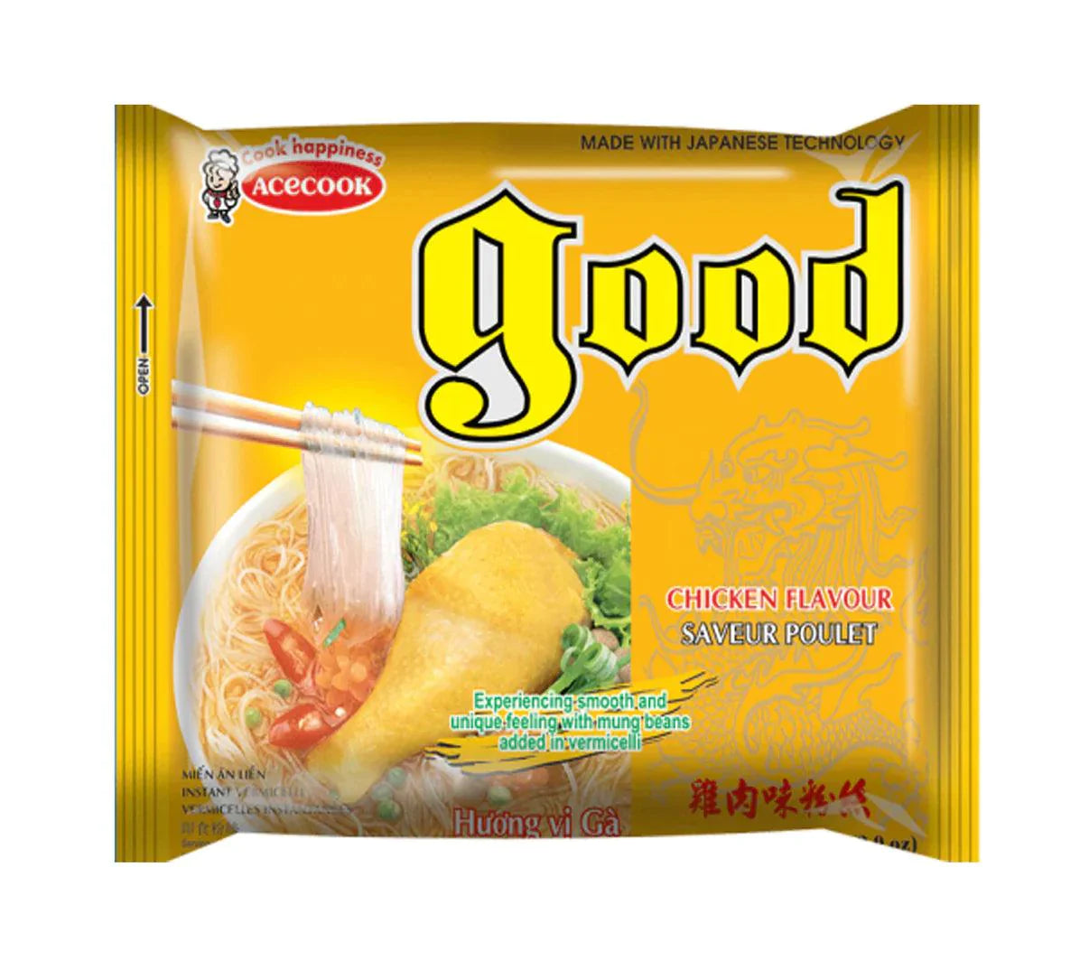 Acecook Good Instant Mung Bean Vermicelli - Chicken Flavour 57 g
