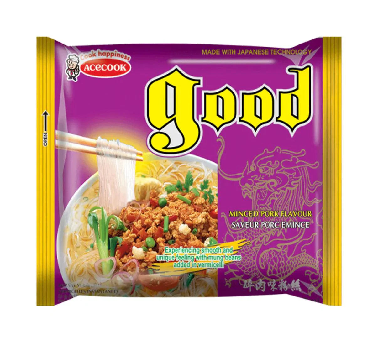 Acecook Good Instant Mung Bean Vermicelli - Minced Pork Flavour 57 g