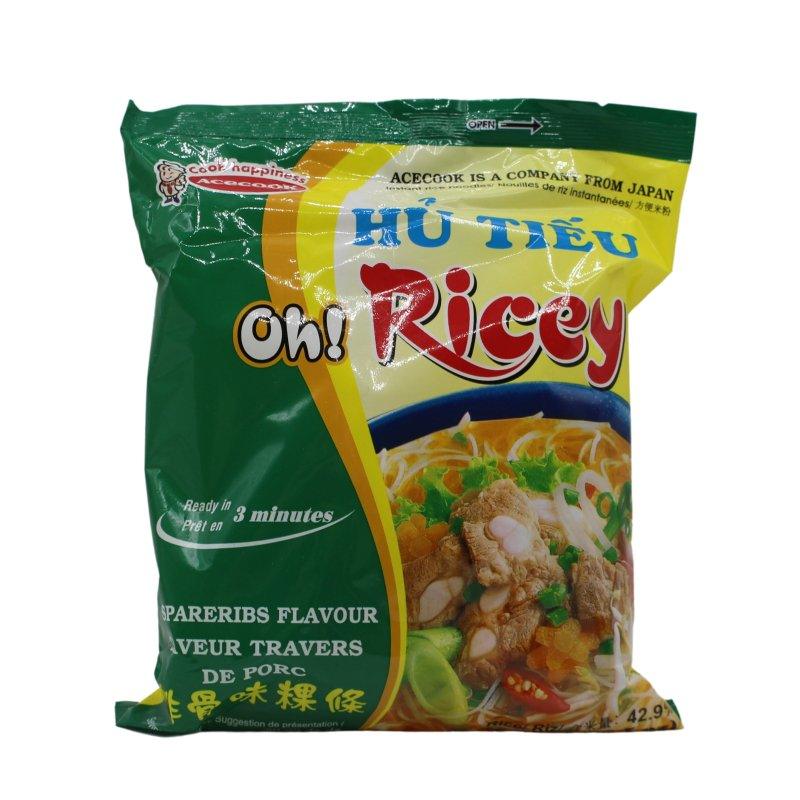 ACECOOK Instant-Reisnudeln, Spareribs Geschmack 70 g