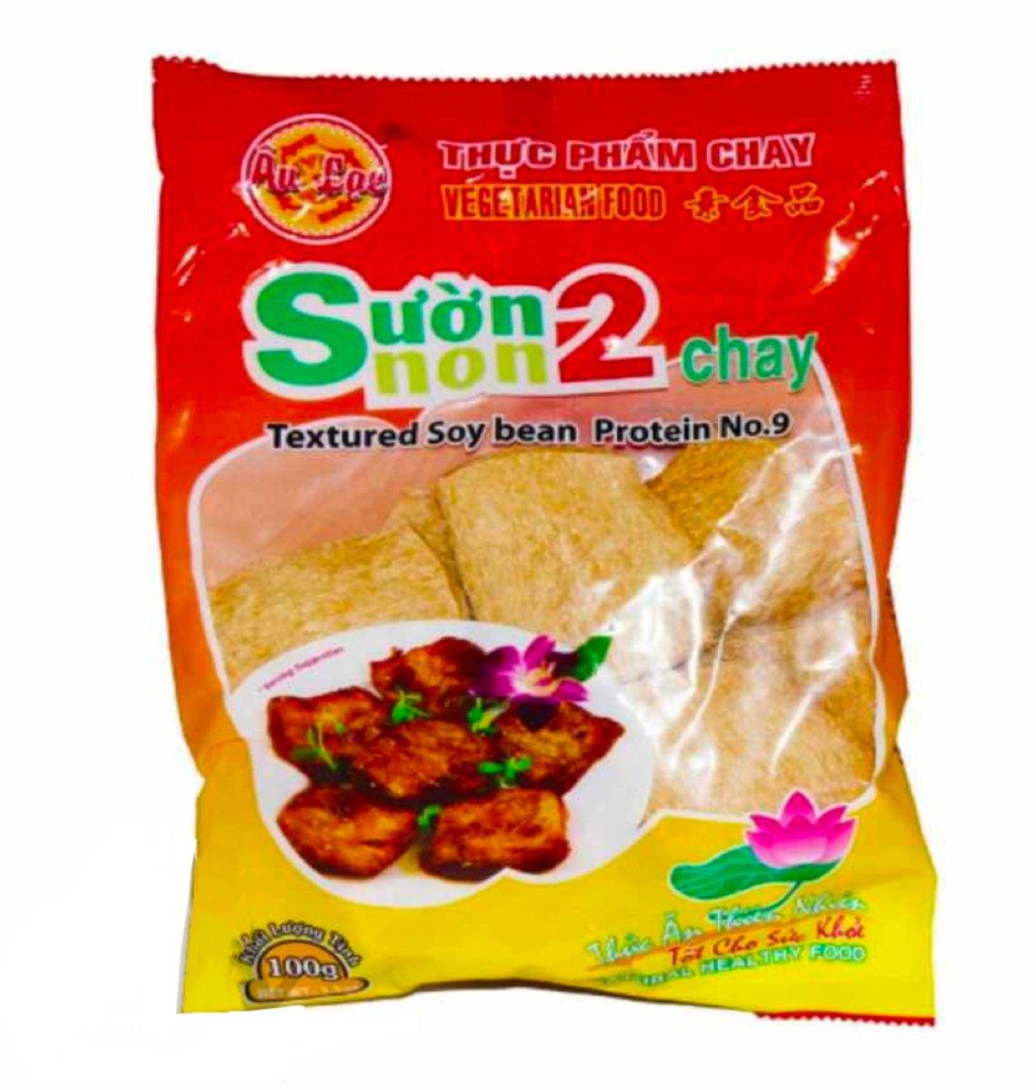 Au Lac - Texturiertes Sojaprotein (Vegan Big Meat Slice 2 - Suon Non Chay) 100 g