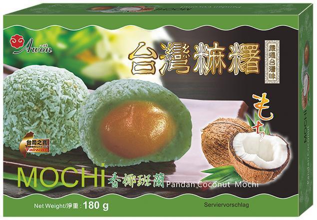 AWON Mochi mit Kokosnuss & Pandan 180 g