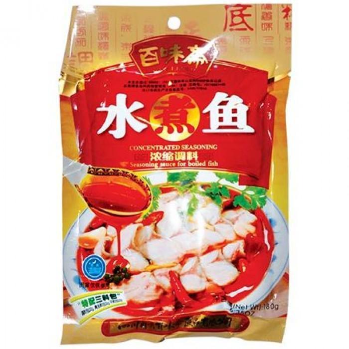 BAI WEI ZHAI Würzpaste für Sichuan ShuiZhuYu 180 g