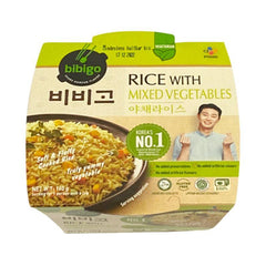 BIBIGO Instant Gebratenes Reis Gemüse Geschmack 160 g