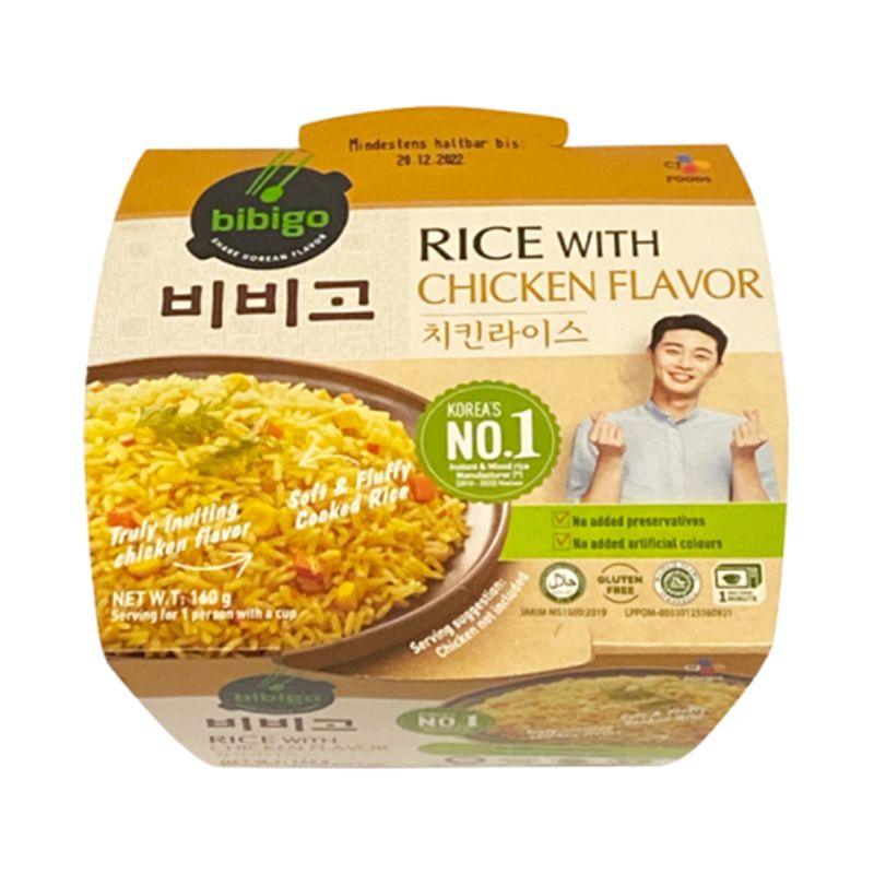 BIBIGO Instant Gebratenes Reis Hühnchen Geschmack 160 g