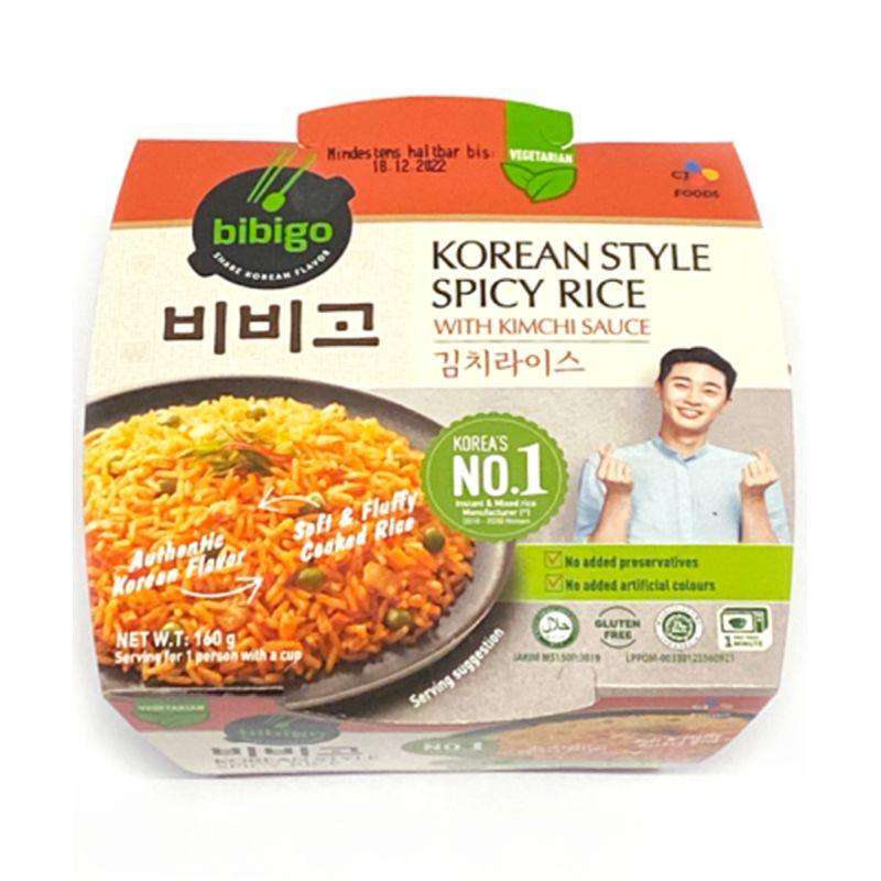 BIBIGO Instant Gebratenes Reis Kimchi Geschmack 160 g