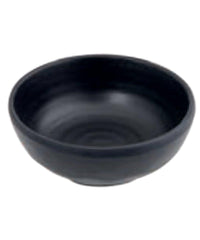 Black JWT56 Melamine Zen Schüssel 8 x 3,8 cm