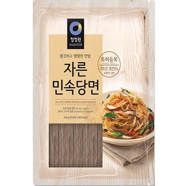 Chungjungone Minsok Dangmyeon Glasnudeln geschnitten 500 g