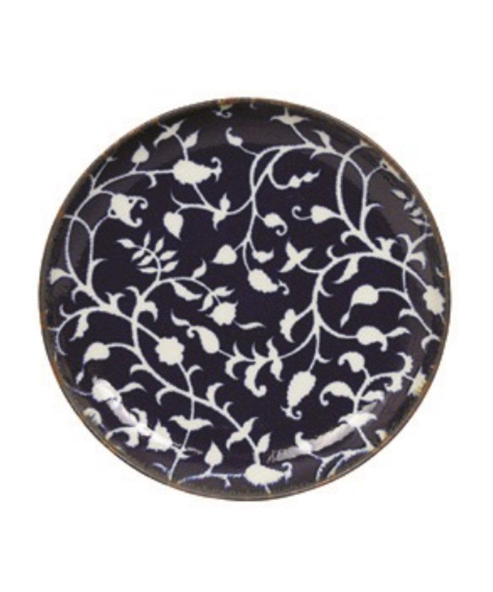 Dark Blue Fleur de Ligne Plate 15.6 cm
