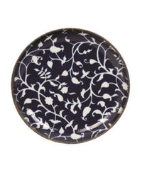 Dark Blue Fleur de Ligne Plate 15.6 cm