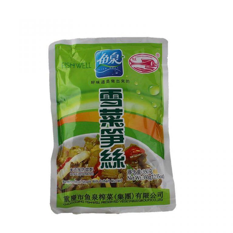 Fishwell Eingelegte Senf & Bambusstreifen 350 g