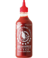 MHD:28.06.2025 FLYINGGOOSE Sriacha Chilisauce, sehr scharf 455 ml