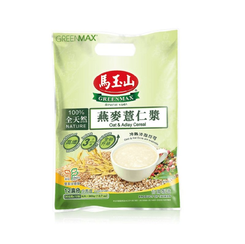 GREENMAX Oat & Job`s Tear Cereal 494 g