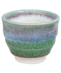 Handmade Becher 8.5 x 6.9cm Grün