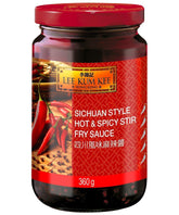 MHD:29.04.2024 Lee Kum Kee Sichuan Chilisauce scharf & würzig 360 g