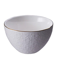 Nippon White w/Golden Rim Stripe Bowl 11,4 x 6 cm