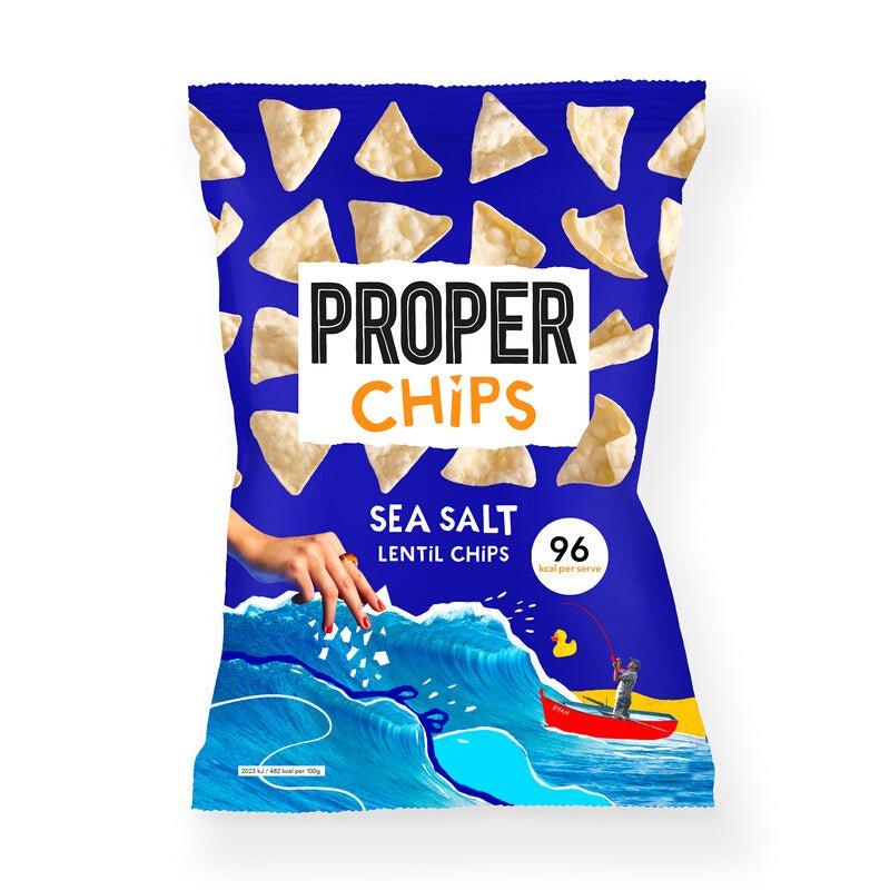 Proper Lentil Chips Sea Salt 85 g