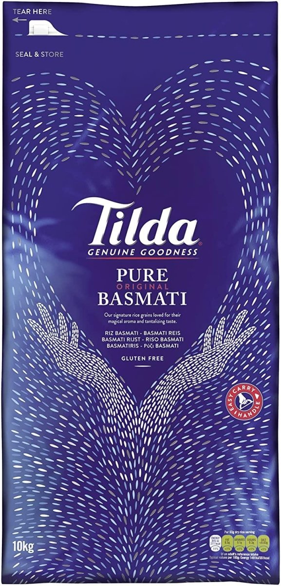 Tilda Pure Original Basmati Rice, 1er Pack 1 x 10 kg