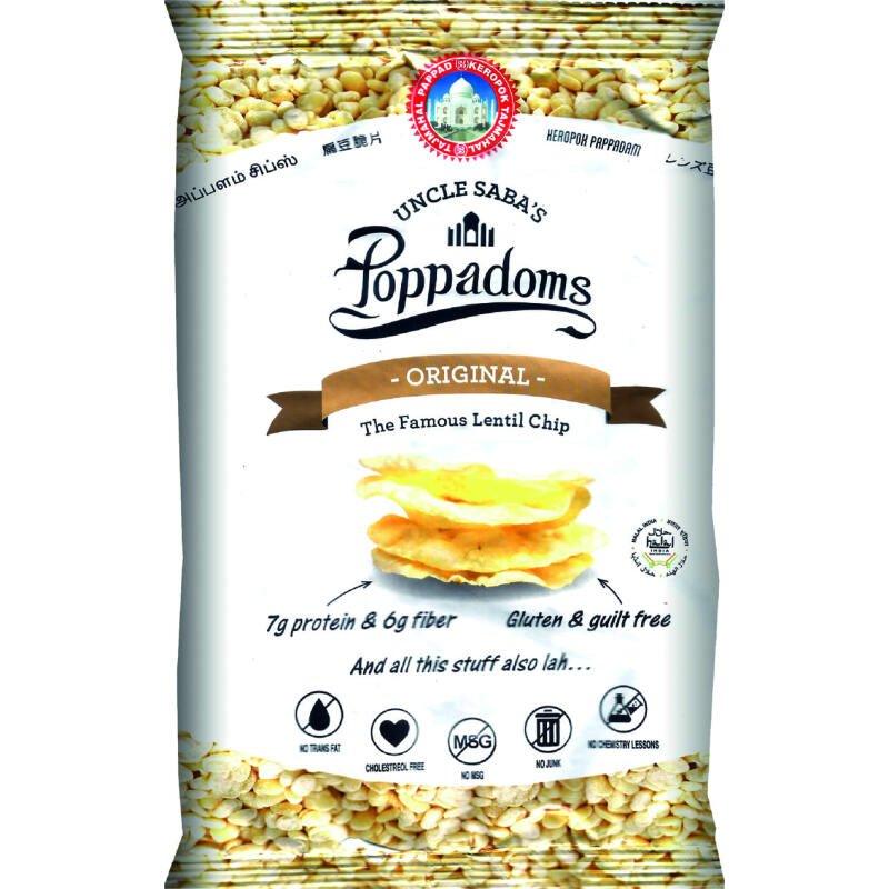 Uncle Saba's Poppadoms Original 50 g