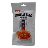 MHD:27.02.2025 Weilong Mini LaTiao, Gluten Streifen Scharf Mit Zucker und Süßungsmittel 60 g
