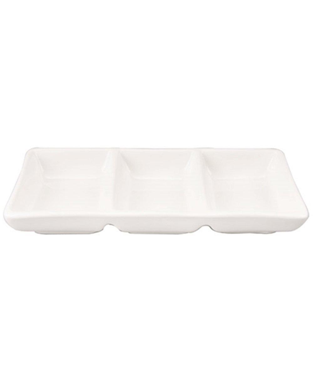 White Serie Sauce Dish 3pcs 17 x 7 x 3cm