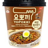MHD:03.07.2024 Young Poong Yopokki Jjajang Rabokki Cup, Tteokbokki Topokki Reiskuchen mit Ramen-Nudel und Jjajang -Geschmack 145g