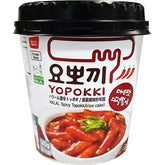 MHD:01.04.2025 Young Poong Yopokki Reiskuchen Tasse Halal Scharf 140 g