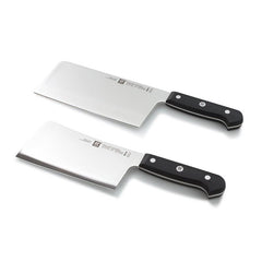 Zwilling Gourmet Serie Chinesisches Küchenmesser + Knochenhackmesser 2-teiliges Set Made in Germany