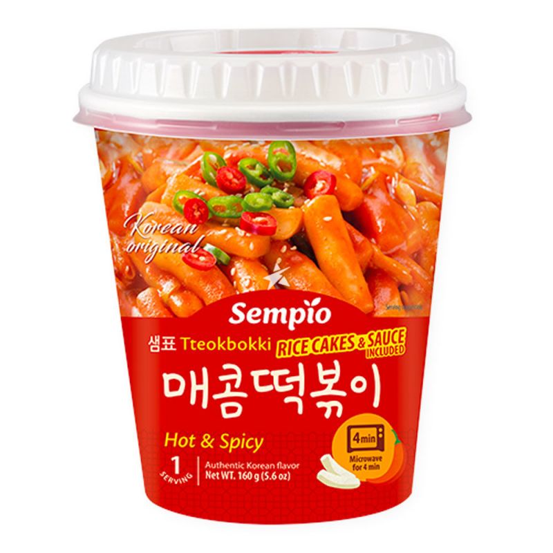 SEMPIO Instant Reiskuchen Tteokbokki scharf 160g