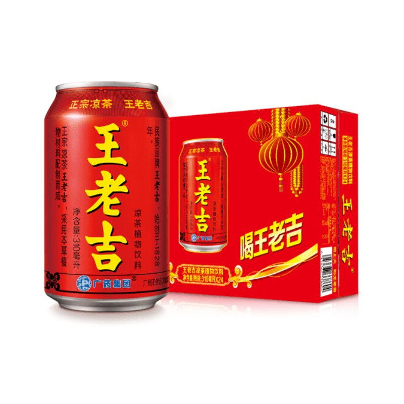 1 Paket Wang Lao Ji Kräutertee 310 ml x 24