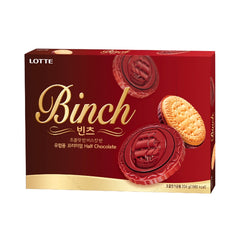 LOTTE Binch Butterkekse mit Schokoladen  204g
