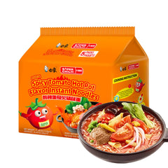 Baixiang Nouilles Instantanées Saveur Fondue Tomate Épicée 112g*5