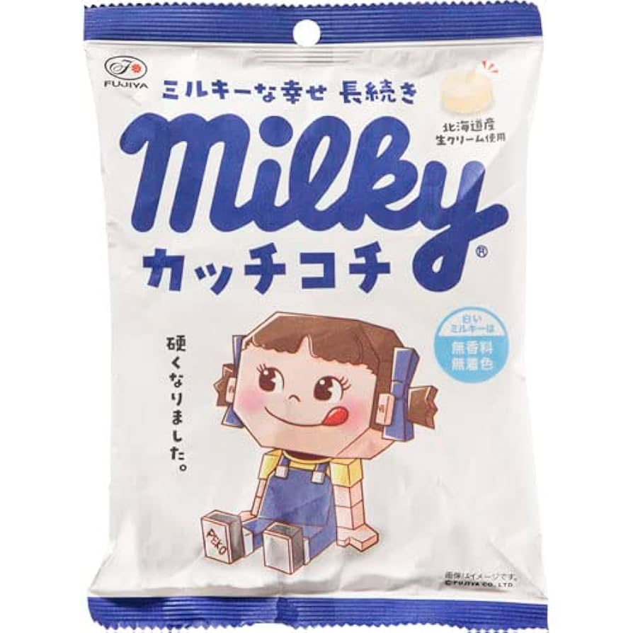 MHD:03.2024 Fujiya Milky Katchiko Bonbons – Milchkaramell mit Crunch 80g