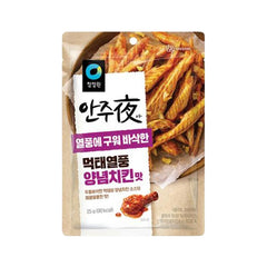 CJO Anjuya Gegrillter Pollack-Snack – Korean Style Chicken Geschmack  25g