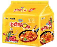 MHD:21.07.2024 BAIXIANG Instant Nudeln Flusskrebs scharf 5x113 g