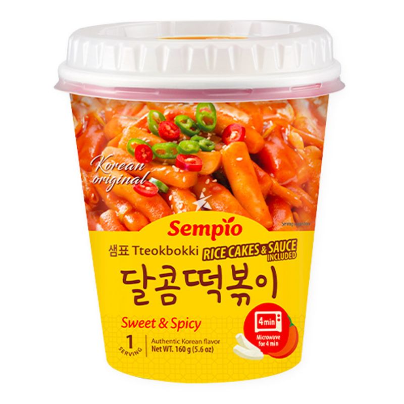 SEMPIO Instant Reiskuchen Tteokbokki süß & scharf 160g