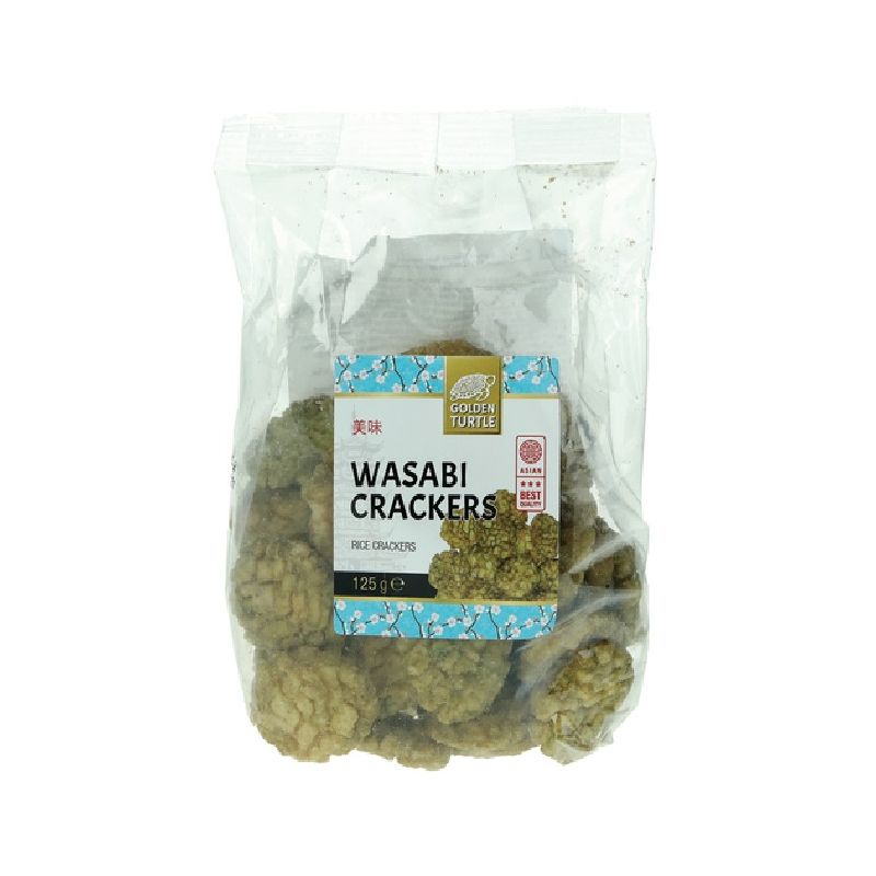 GOLDEN TURTLE Wasabi Cracker 125 g