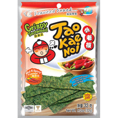 MHD:2024 TAOKAENOI Knusprige Algen Hot & Spicy 32g