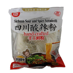11er-Pack Baijia Instant frischer Nudeln Sauer Scharf Sichuan-Art 190 g x 11