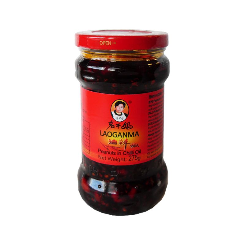 LAO GAN MA Erdnüsse in Chiliöl 275 g