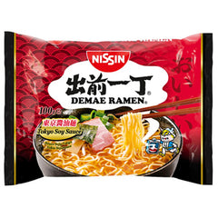 Nissin Demae Instant-Nudeln Tokyo Soja 100g