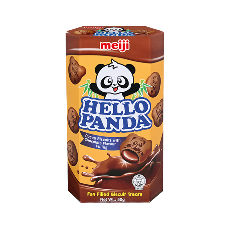MEIJI Hello Panda Cocoa Biscuits with Chocolate Filling  50g