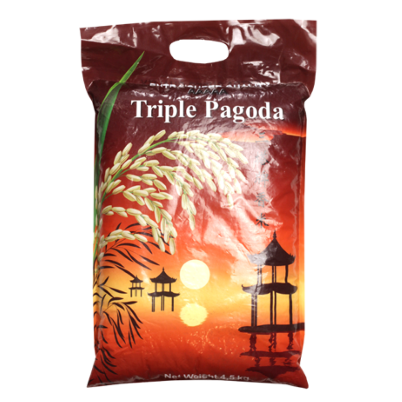 Triple Pagoda Jasminreis Langkorn AAA 4,5kg